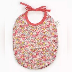 Barnabe Aime Le Cafe | Baby Bib Liberty Fabric - Clara Pink Purple Yellow Floral